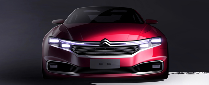 Dongfeng Citro�n C6 Projet X81 design sketch