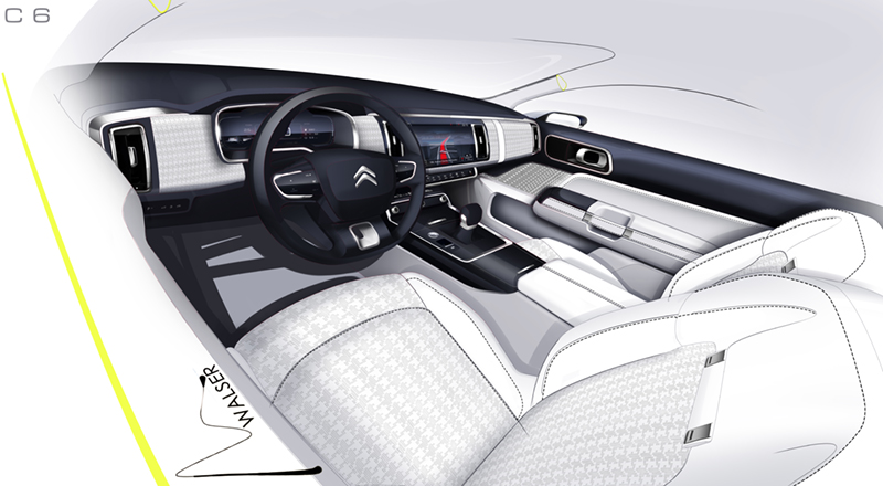 Dongfeng Citro�n C6 Projet X81 design sketch