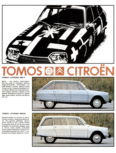 Citro�n Tomos 1971 brochure