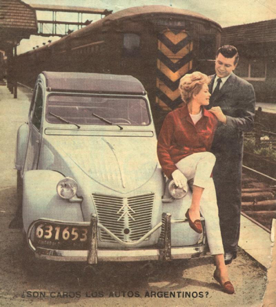 1960 advertisement for 2CV