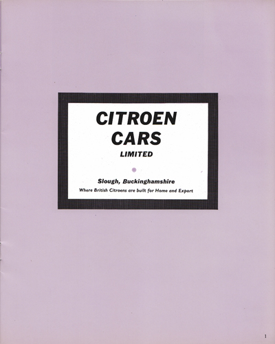 35 years of Citro�n production in Slough