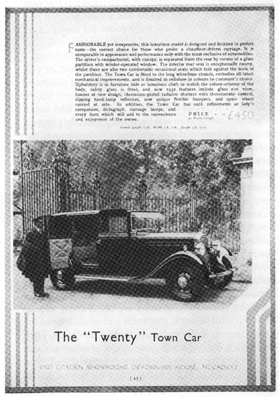 Slough-built Citro�n Twenty