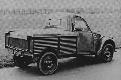 Slough-built Citron 2CV pick-up supplied to the Royal Navy