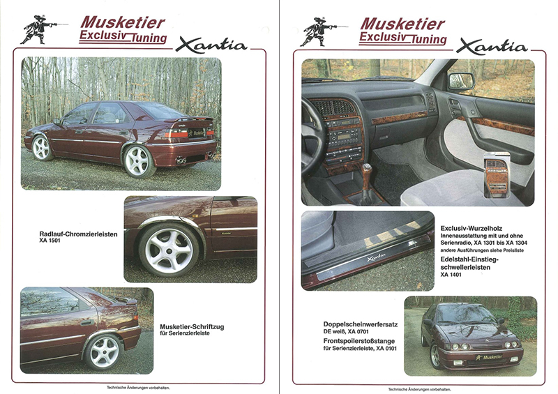 Citroën Xantia Body Kits Musketier