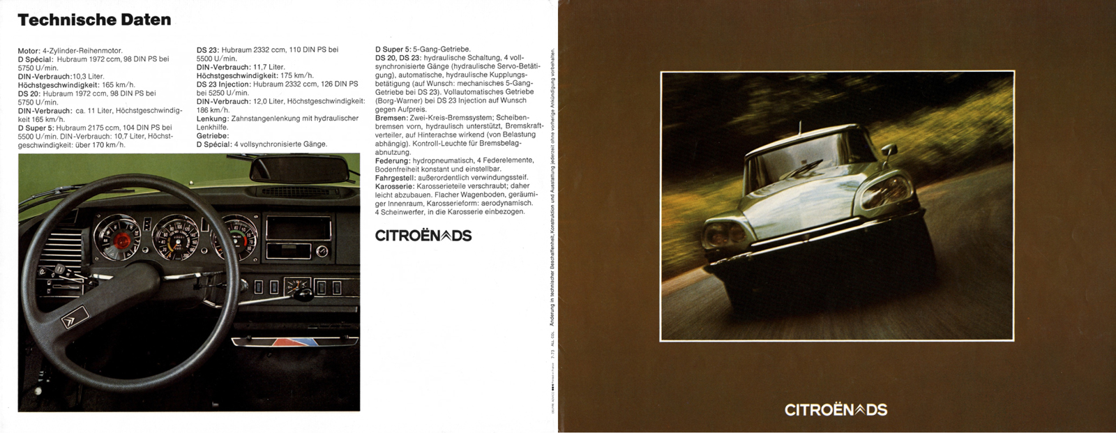Citron 1973 German brochure