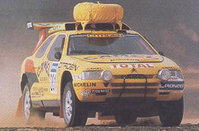 Citroën ZX Rallye Raid in the nineties