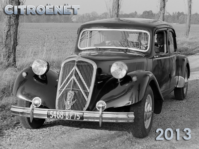 2013 Traction Avant calendar