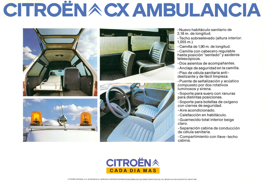 Citroen CX 25 D Ambulancia
