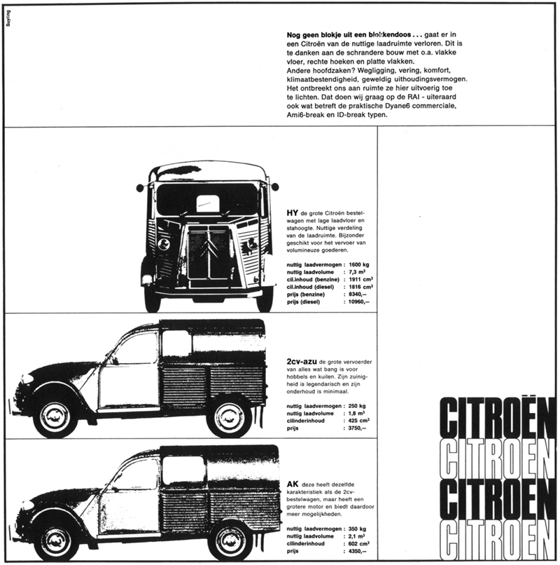 Citron H Van - 2CV AZU - 2CV AK
                          advertisement