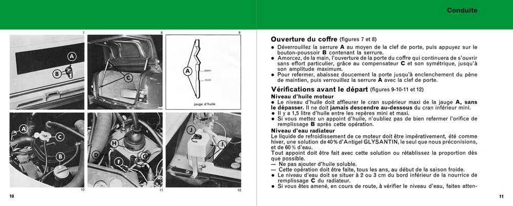 Citroën M35 prototype page 5 Notice d'emploi